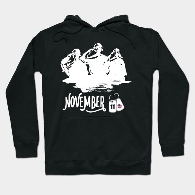 Nov 11 veterans day Hoodie by ibra4work